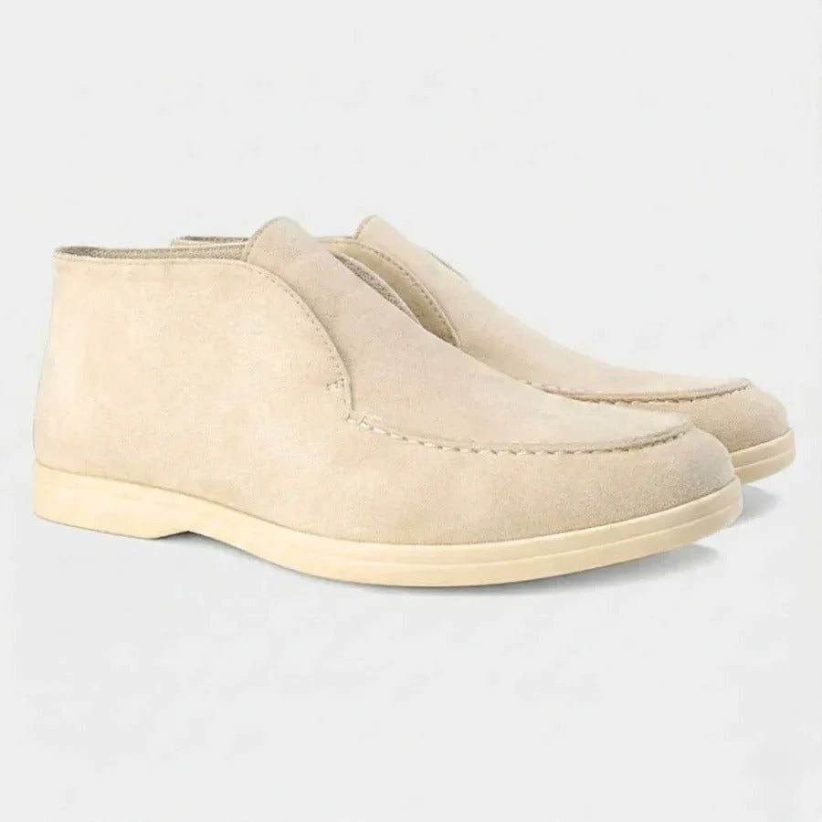 Mariner Suede Loafers - Beige