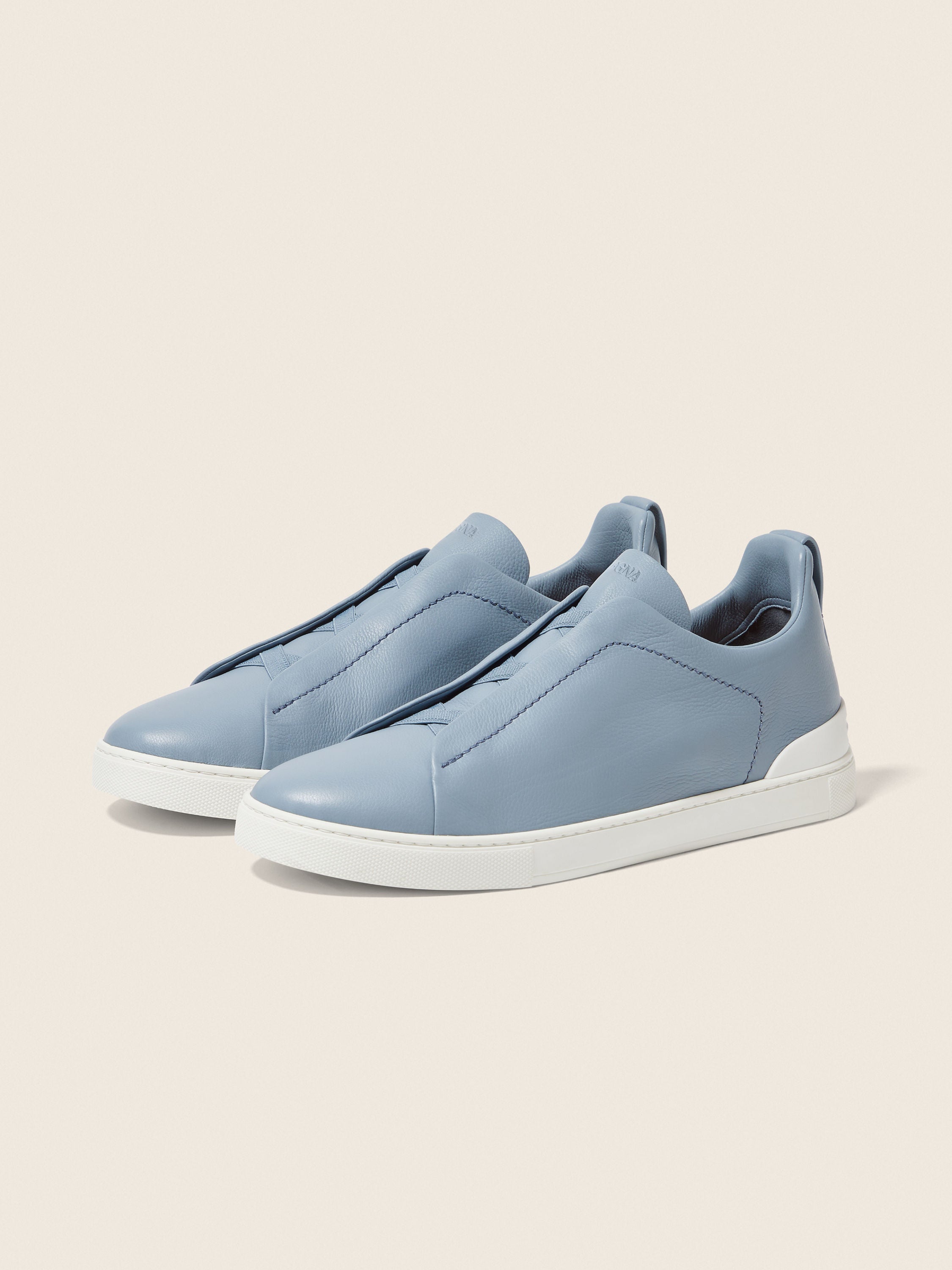 Triple Stitch SECONDSKIN Slip-On Sneaker - Light blue