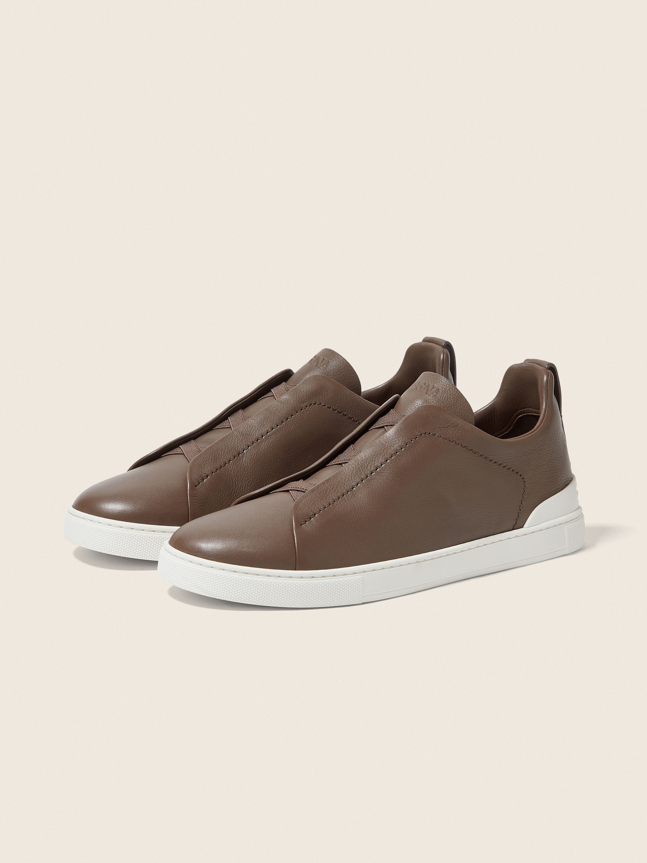 Triple Stitch SECONDSKIN Slip-On Sneaker - Brown