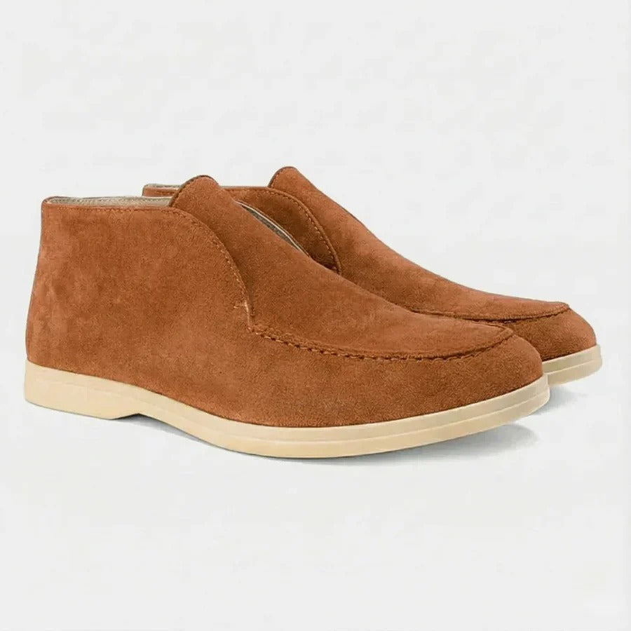 Mariner Suede Loafers - Caramel