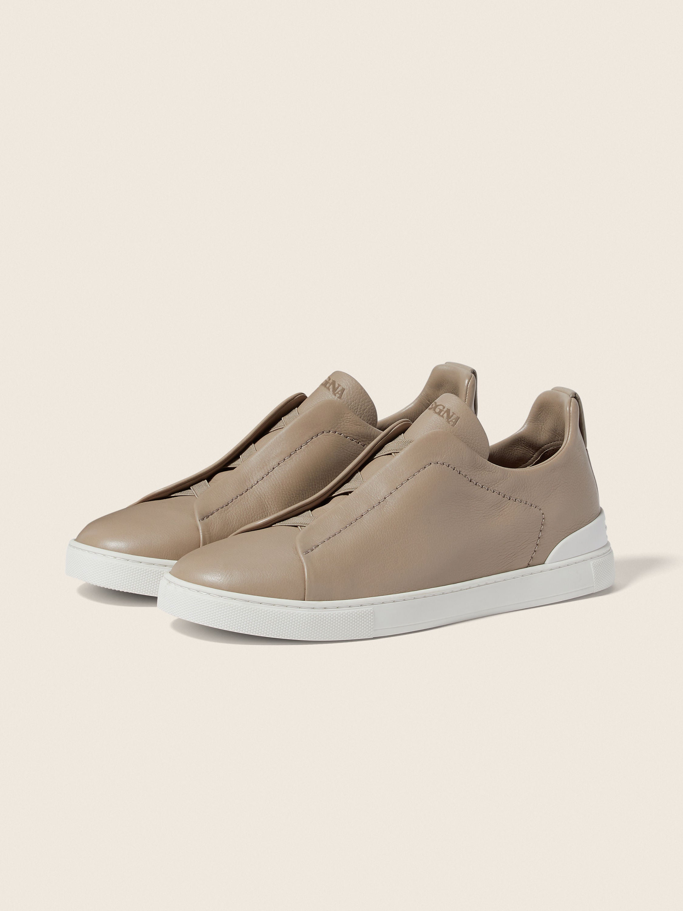 Triple Stitch SECONDSKIN Slip-On Sneaker - Light Taupe
