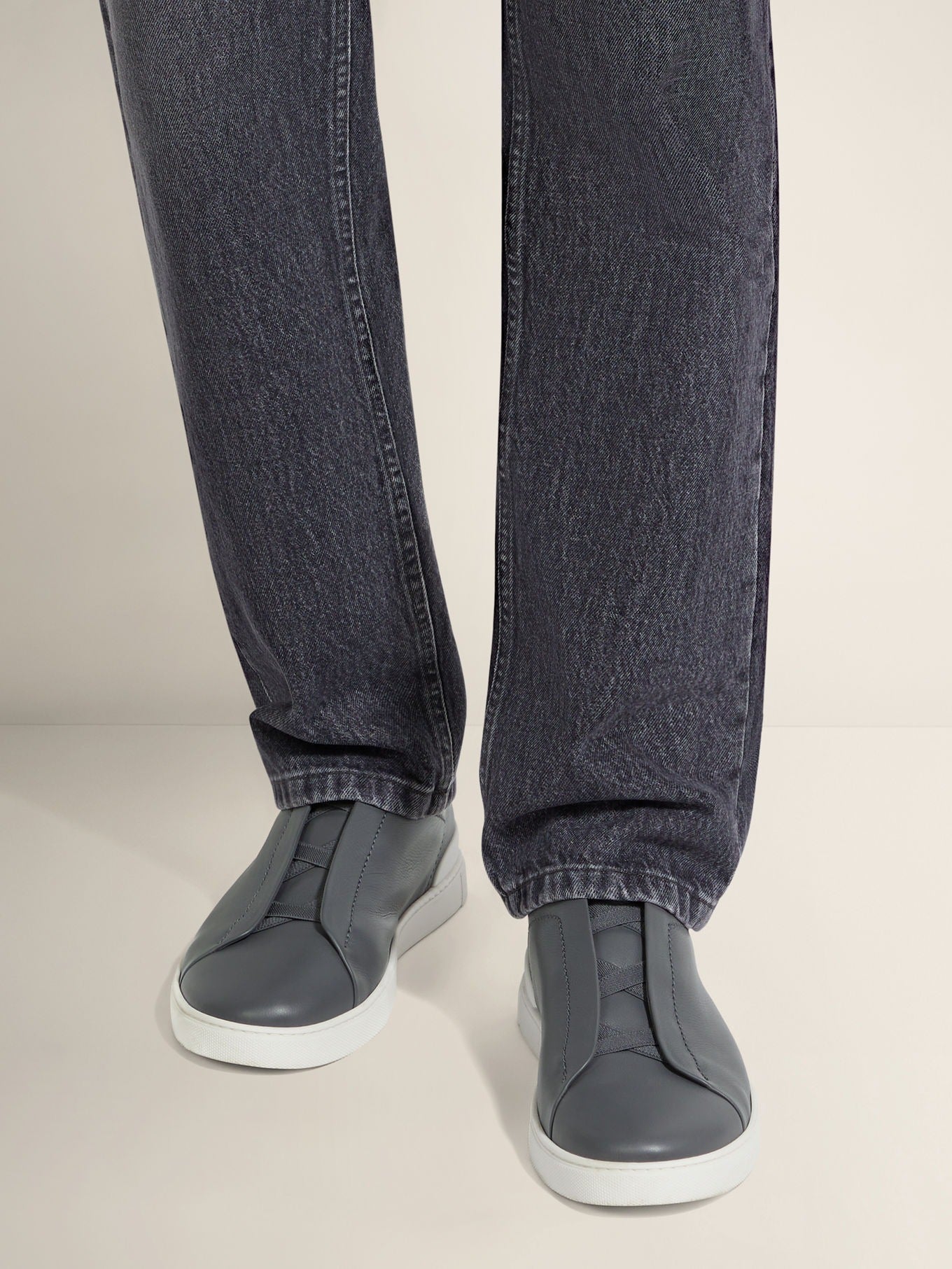 Triple Stitch SECONDSKIN Slip-On Sneaker - Dark gray