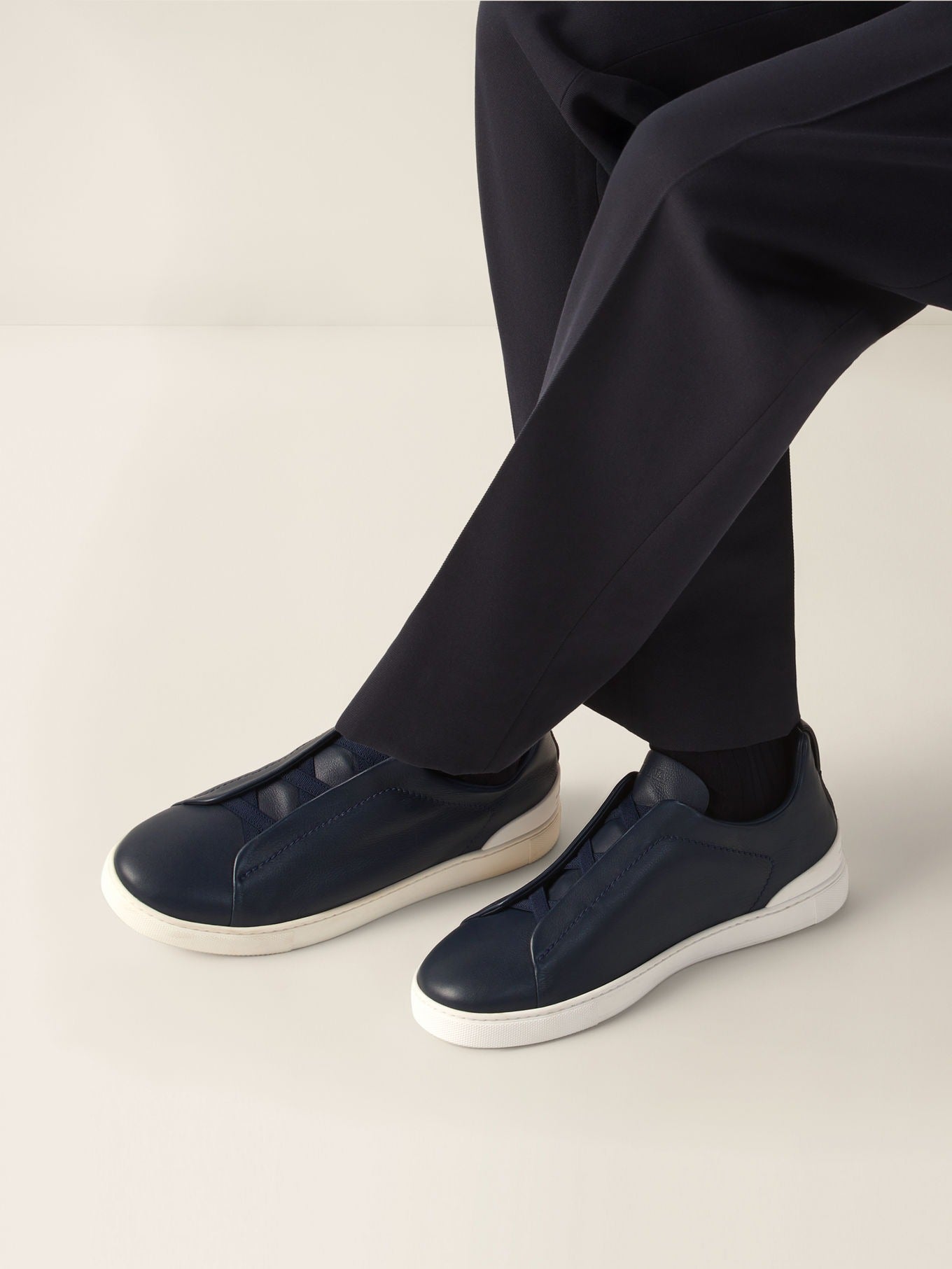 Triple Stitch SECONDSKIN Slip-On Sneaker - Blue