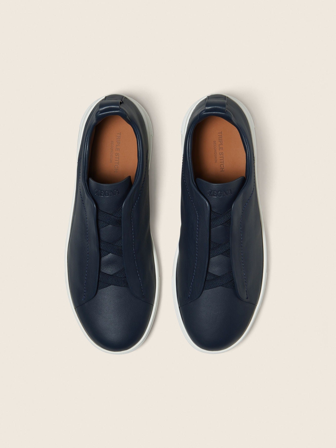 Triple Stitch SECONDSKIN Slip-On Sneaker - Blue