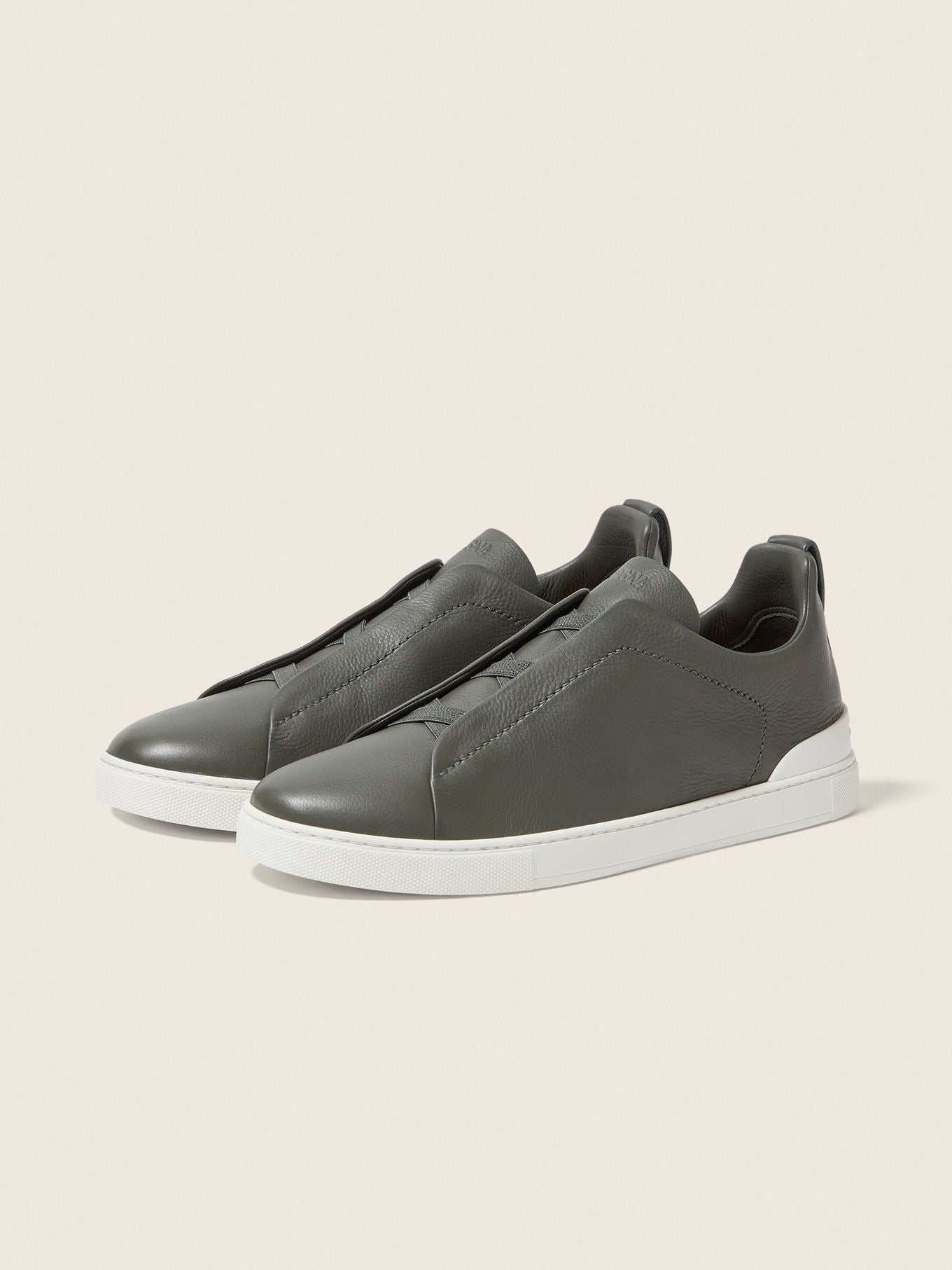 Triple Stitch SECONDSKIN Slip-On Sneaker - Olive Green