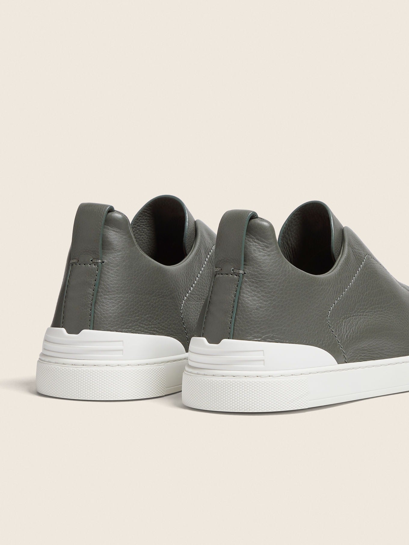 Triple Stitch SECONDSKIN Slip-On Sneaker - Olive Green