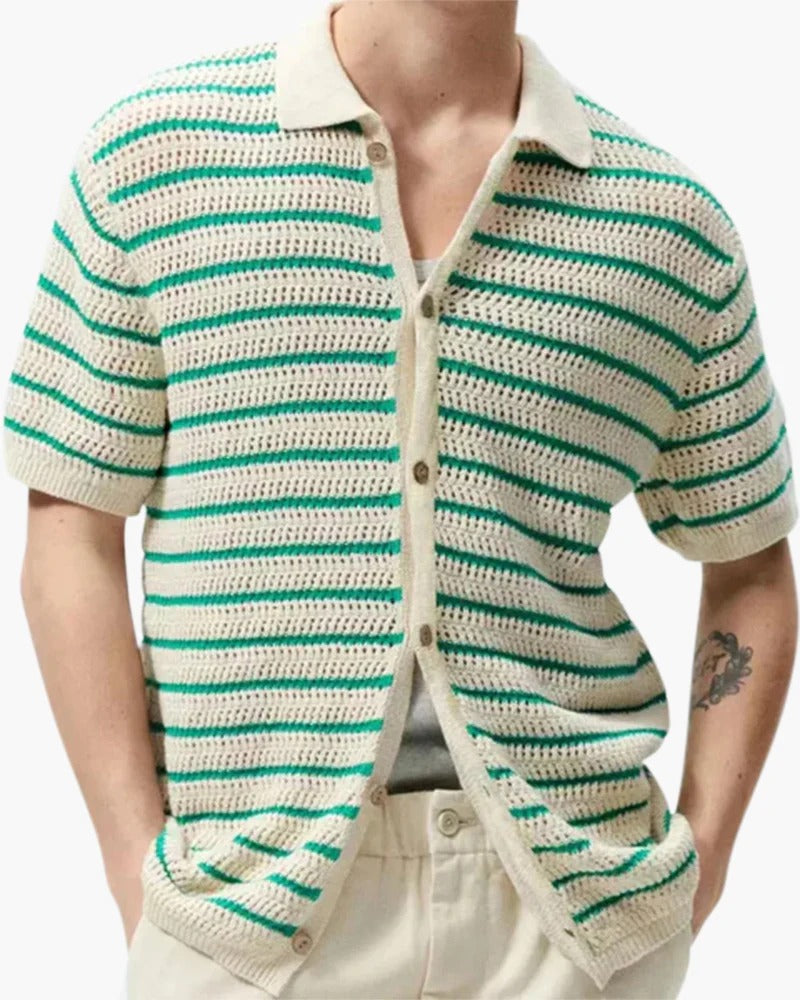 Capri Crochet Polo