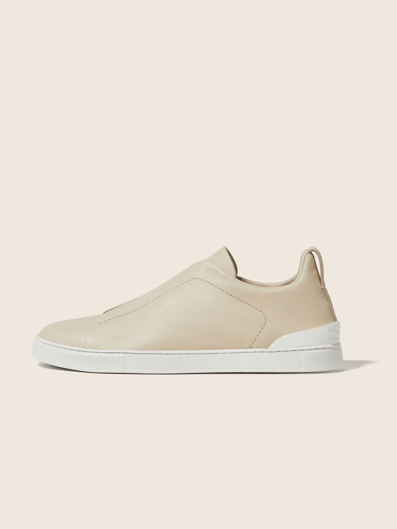 Triple Stitch SECONDSKIN Slip-On Sneaker - Light Beige
