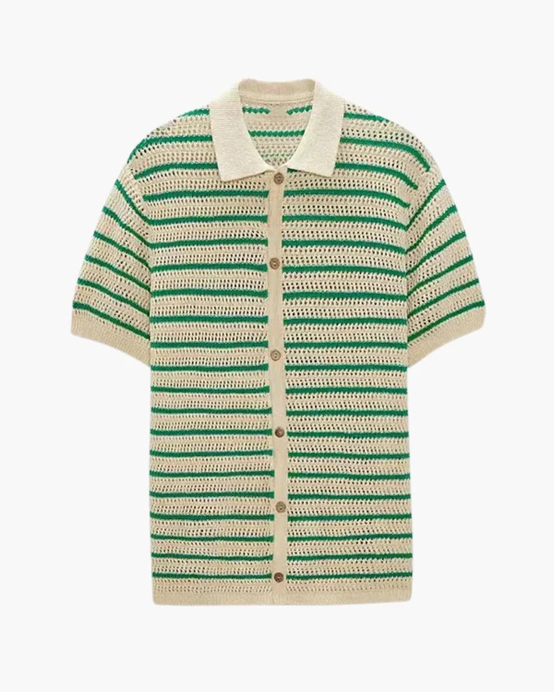 Capri Crochet Polo