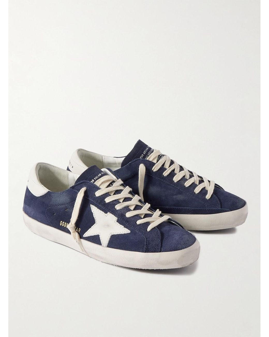 Ball Star Suede Sneakers - Blue - alternate side product view