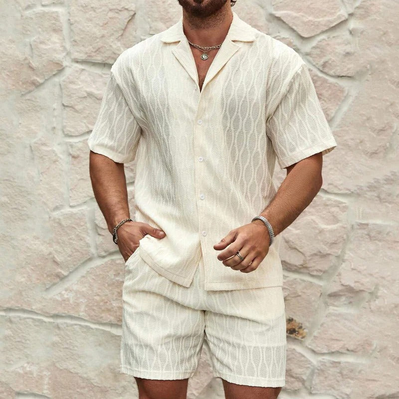 Coastal Weave Cotton Set - Ivory