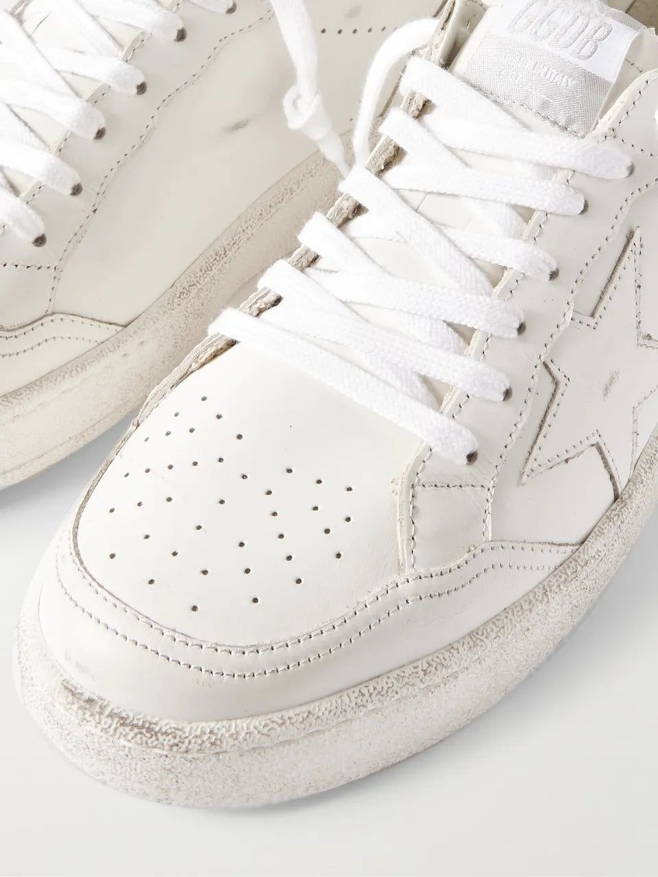 Ball Star Leather Sneakers - side view